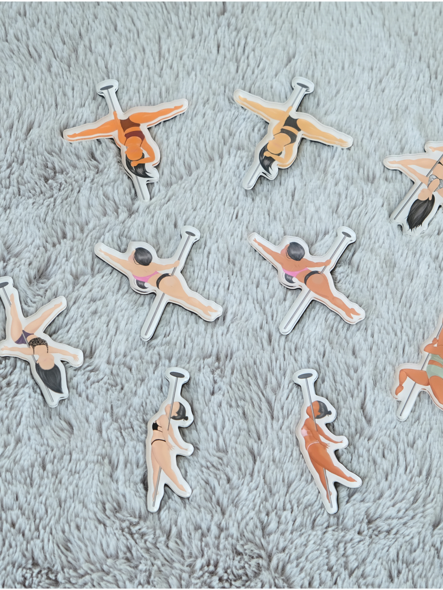 Mini Pole Dancer Magnets