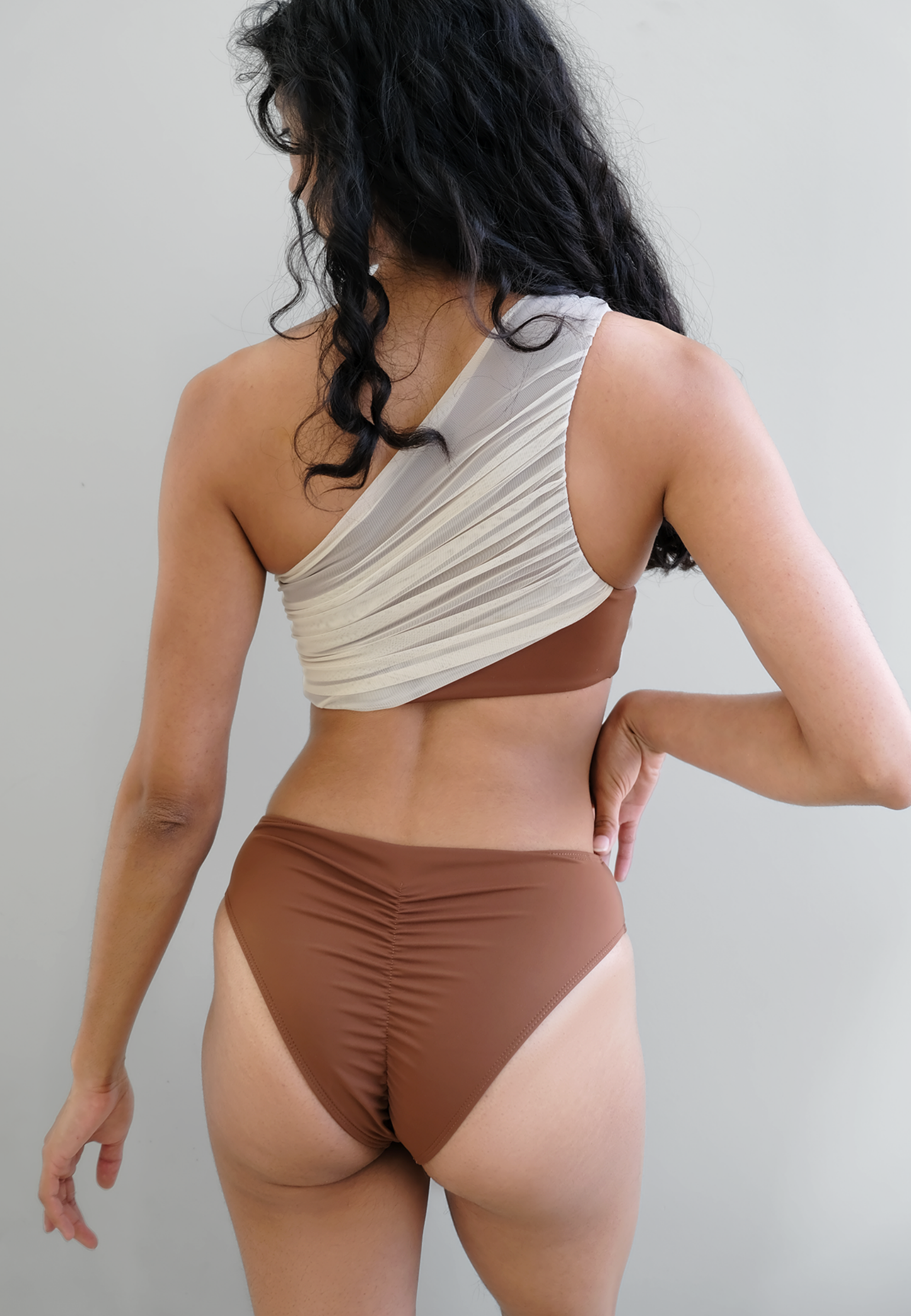 Selene Pole Bodysuit Cocoa