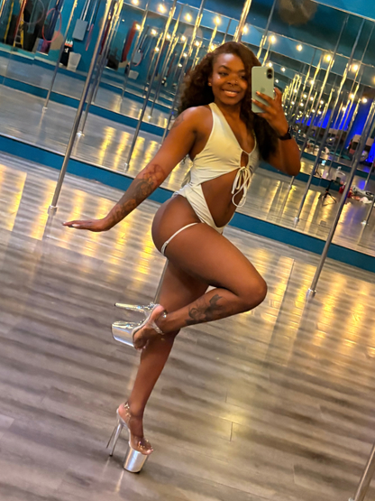 Yumi Pole Bodysuit Matcha Latte