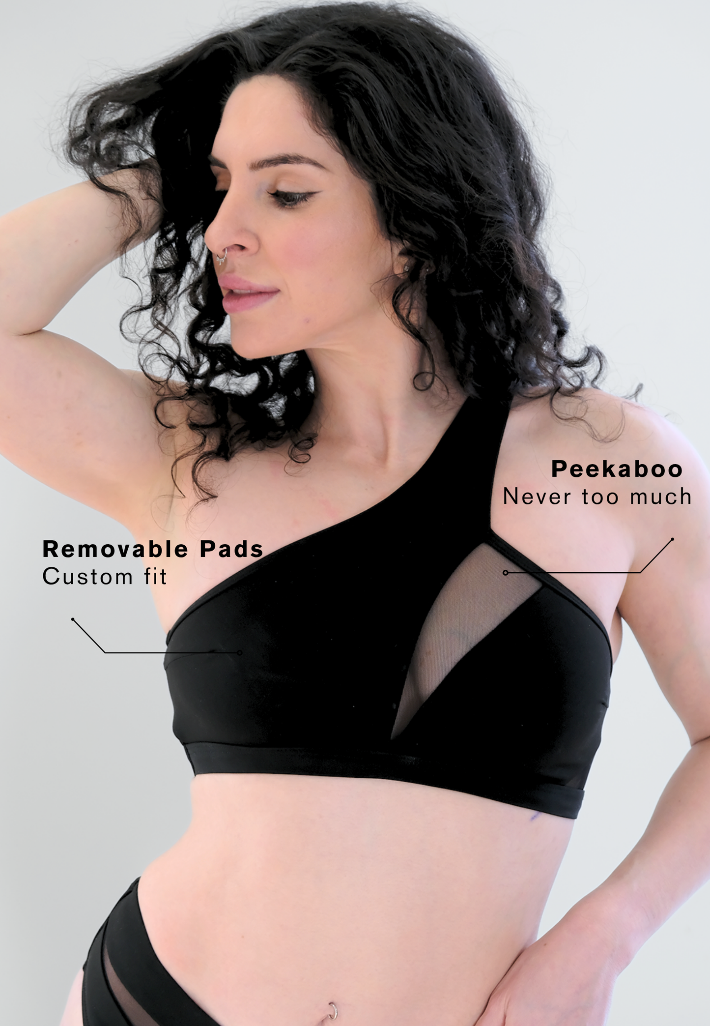 Zayra Pole Top Noir