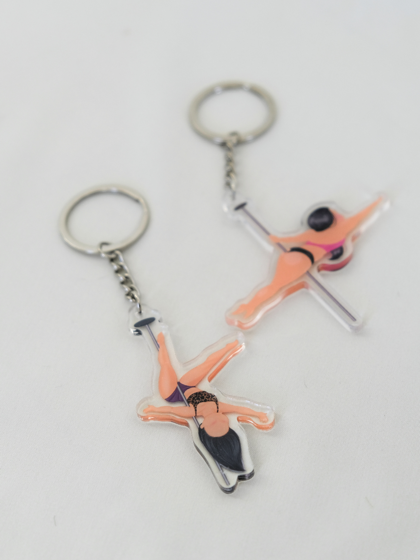 Pole Dancer Keychain-Inverted Baby