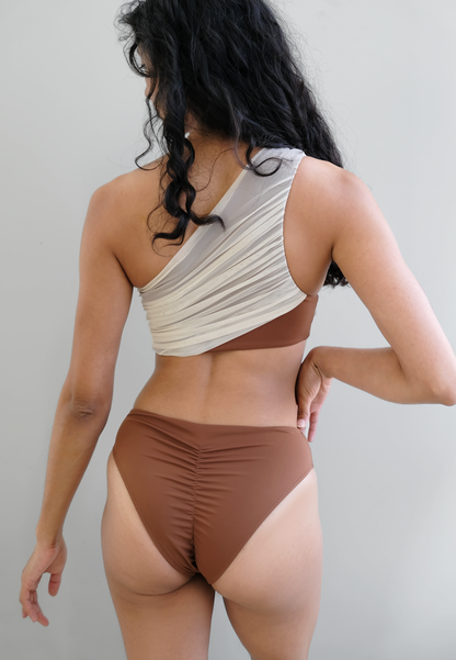 Selene Pole Bodysuit Cocoa
